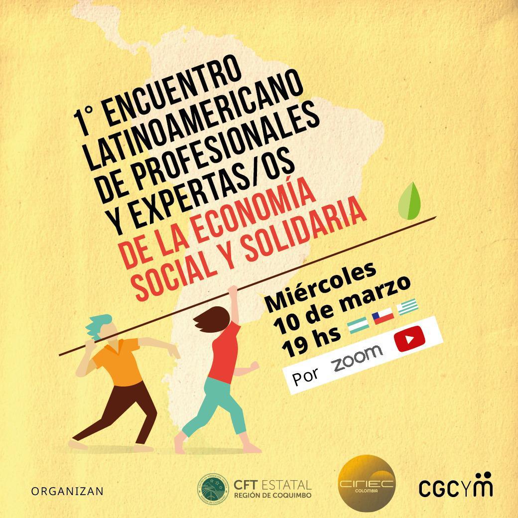 CFT Estatal participará en el primer Encuentro Latinoamericano de Expertas/os y Profesionales de la Economía Social y Solidaria